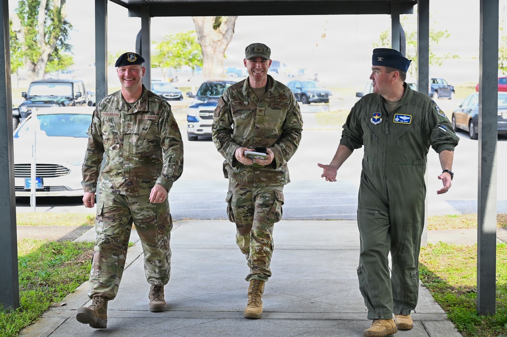 Col. Brian Taylor visits 33rd FW
