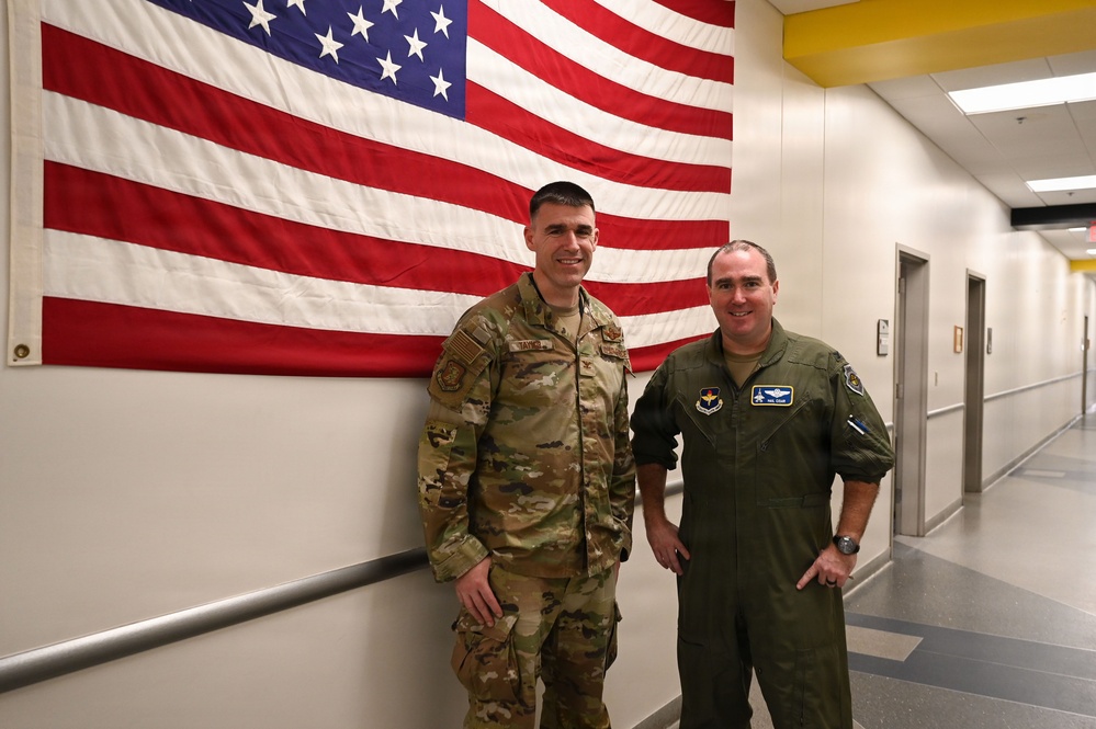 Col. Brian Taylor visits 33rd FW