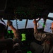 Gen. Spain leads from the cockpit during HC-130J flight at Nellis AFB