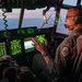 Gen. Spain leads from the cockpit during HC-130J flight at Nellis AFB