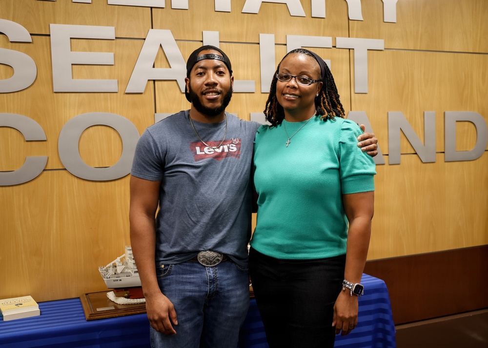 Two Generations Serving Together at Military Sealift Command