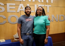 Two Generations Serving Together at Military Sealift Command