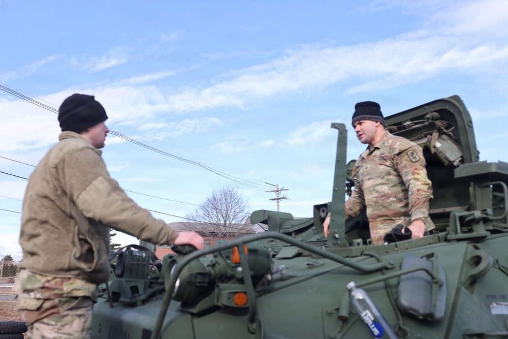 Making repairs, regardless of the cold