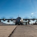 Gen. Spain leads from the cockpit during HC-130J flight at Nellis AFB