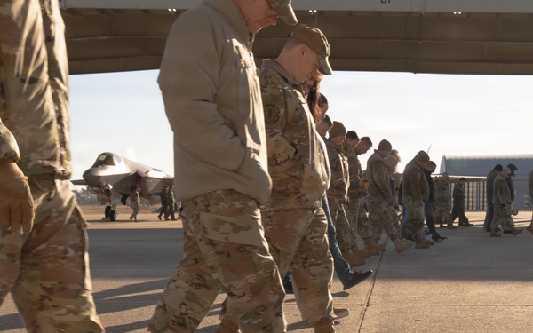 Clearing the Way: Airmen and Civilians Team Up for FOD Walk