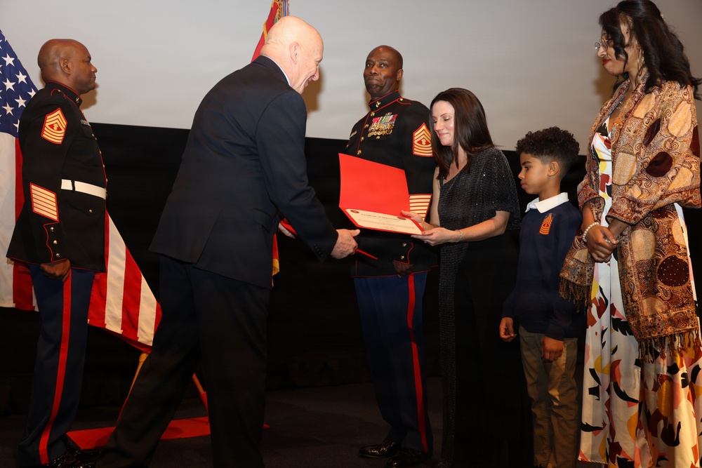 Master Gunnery Sgt. Crawford Retirement Ceremony