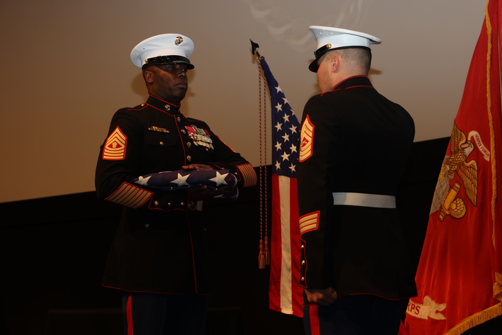 Master Gunnery Sgt. Crawford Retirement Ceremony