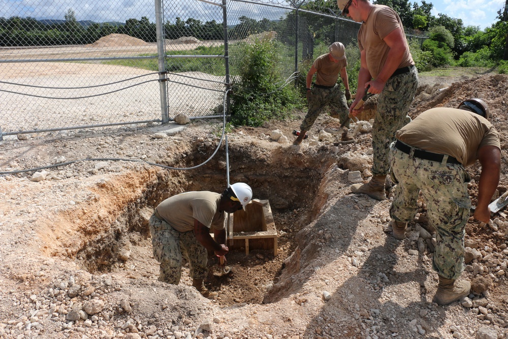 NMCB 133 Builds Polaris Point Access Road