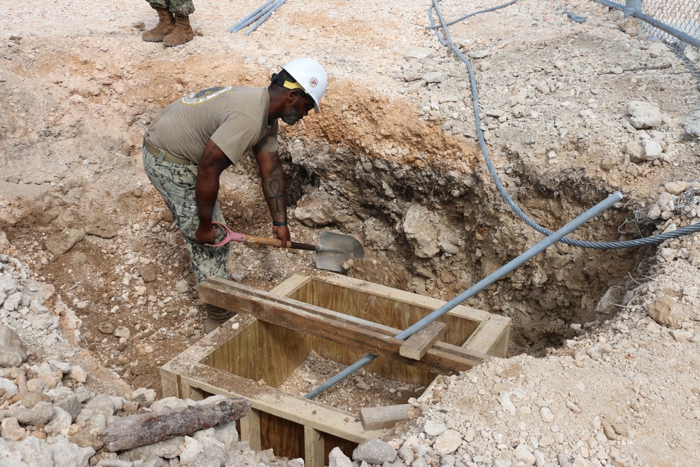 NMCB 133 Builds Polaris Point Access Road