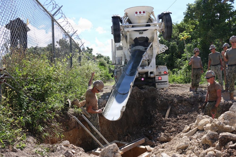 NMCB 133 Builds Polaris Point Access Road