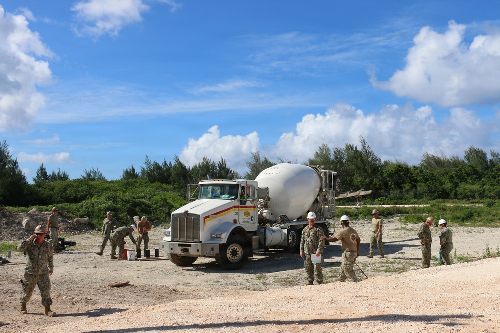 NMCB 133 Builds Polaris Point Access Road