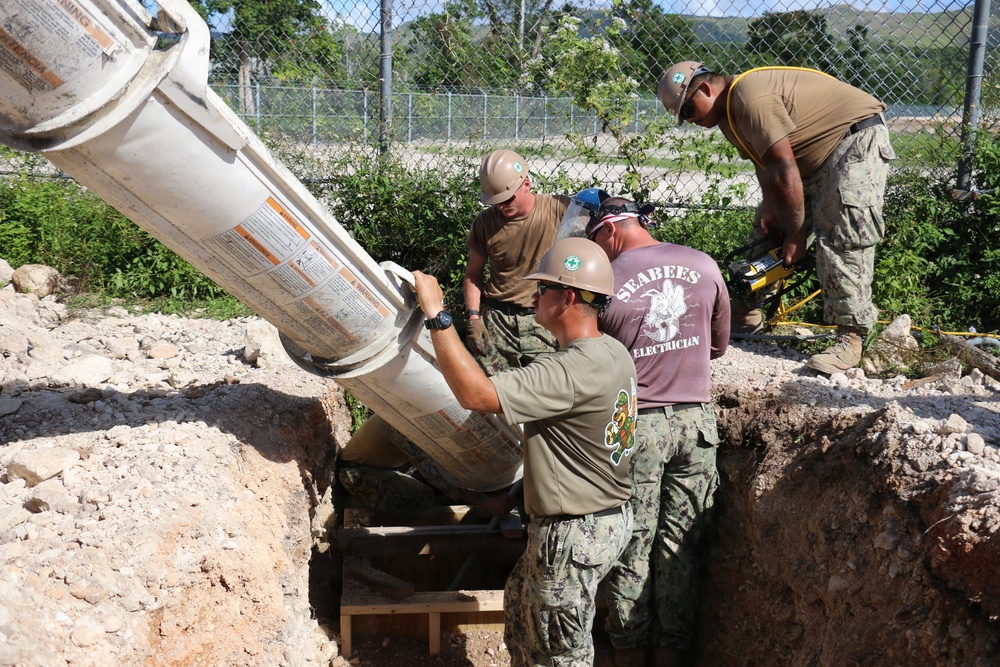NMCB 133 Builds Polaris Point Access Road