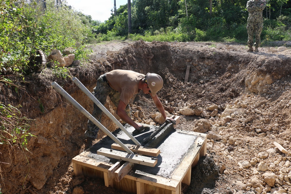 NMCB 133 Builds Polaris Point Access Road