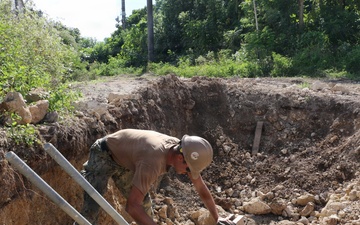 NMCB 133 Builds Polaris Point Access Road