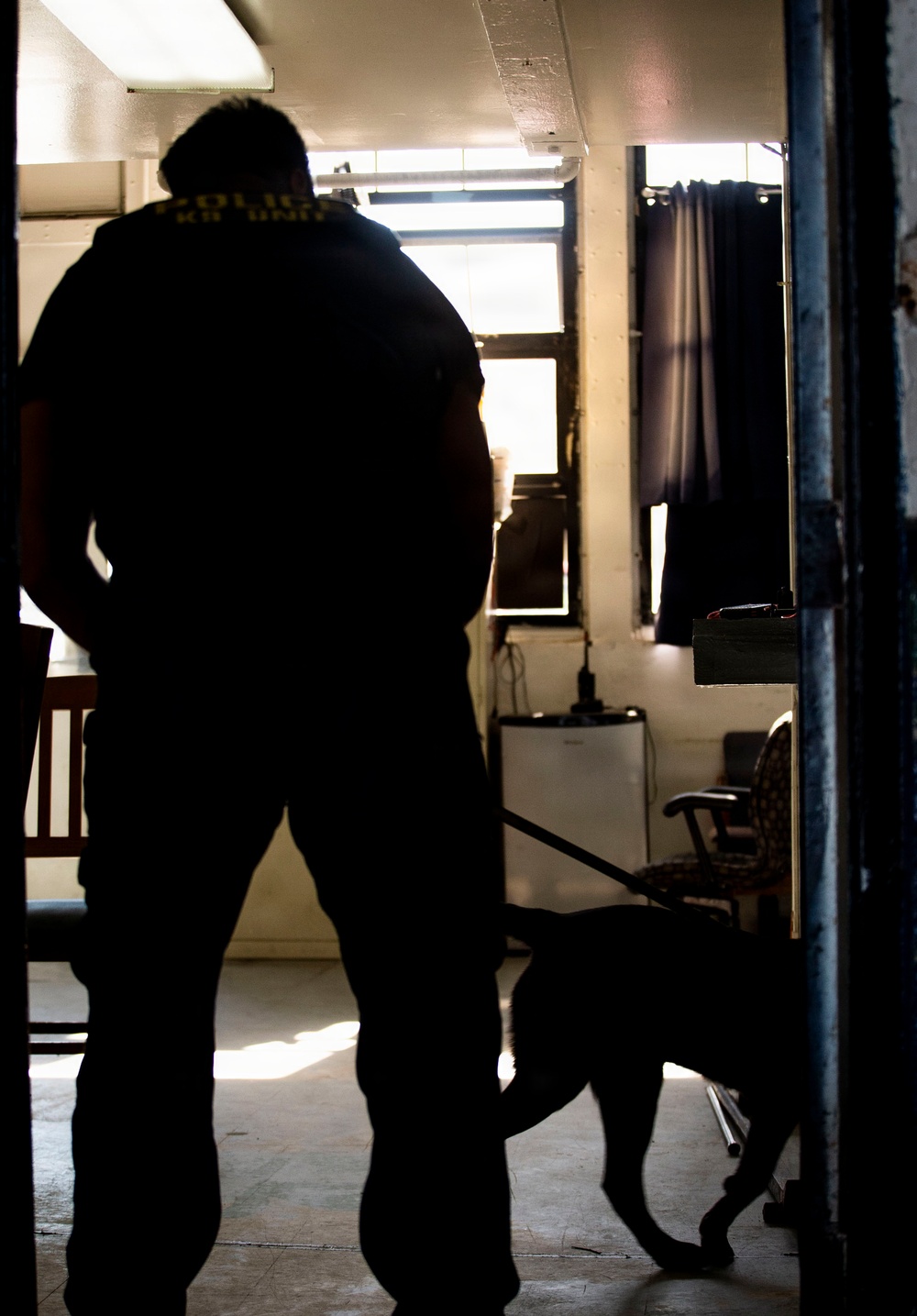 Military Working Dog Explosive Detection Training