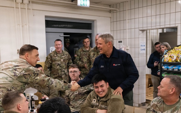 Tennesee Governor Bill Lee Visits 278th ACR Soldiers in Germany