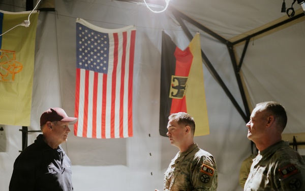 Tennesee Governor Bill Lee Visits 278th ACR Soldiers in Germany