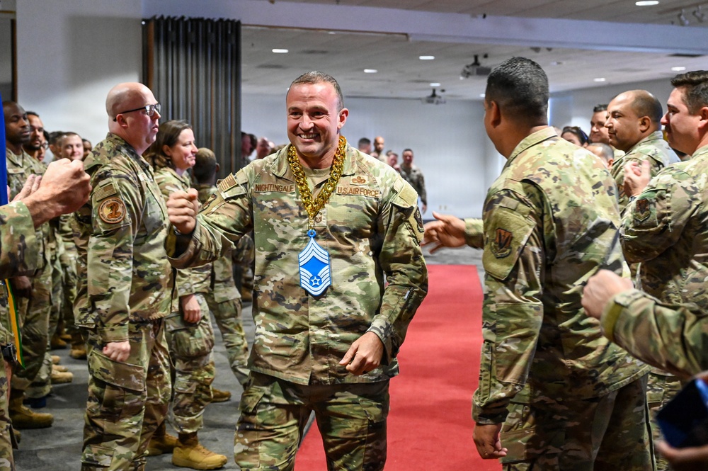 Chief Master Sgt. Release Ceremony