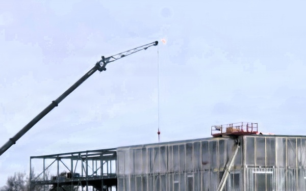 $55.75 million Collective Training Officers Quarters Project at Fort McCoy reaches 40 percent complete