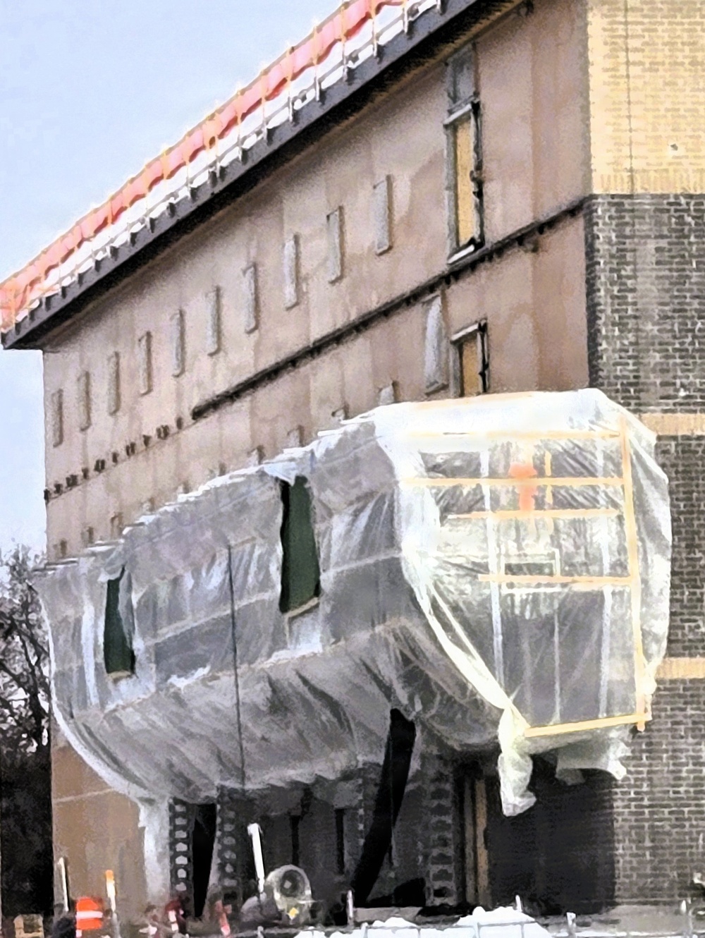 January 2026 construction operations of fiscal year 2024-funded $55.75 million Collective Training Officers Quarters Project at Fort McCoy