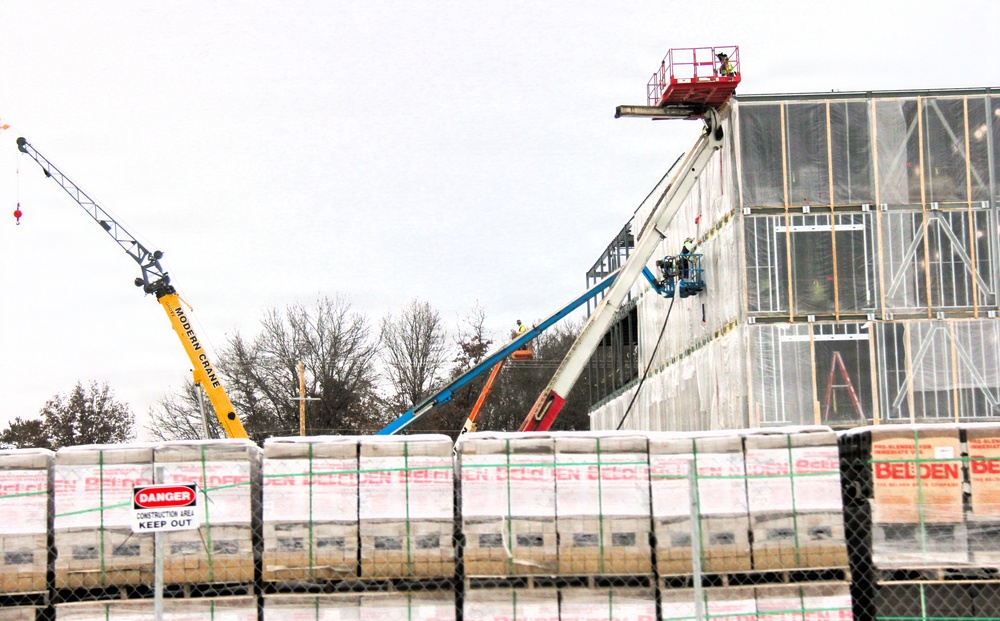 January 2026 construction operations of fiscal year 2024-funded $55.75 million Collective Training Officers Quarters Project at Fort McCoy