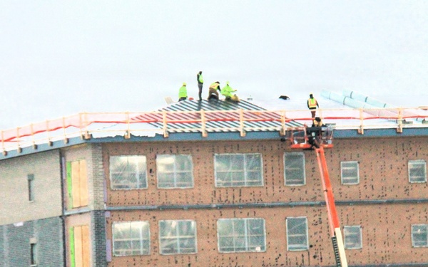 January 2026 construction operations of fiscal year 2024-funded $55.75 million Collective Training Officers Quarters Project at Fort McCoy