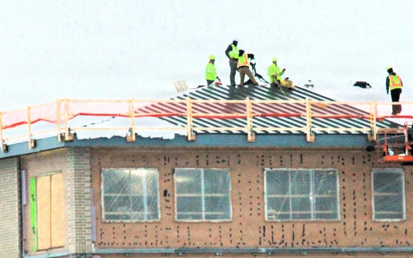 January 2026 construction operations of fiscal year 2024-funded $55.75 million Collective Training Officers Quarters Project at Fort McCoy