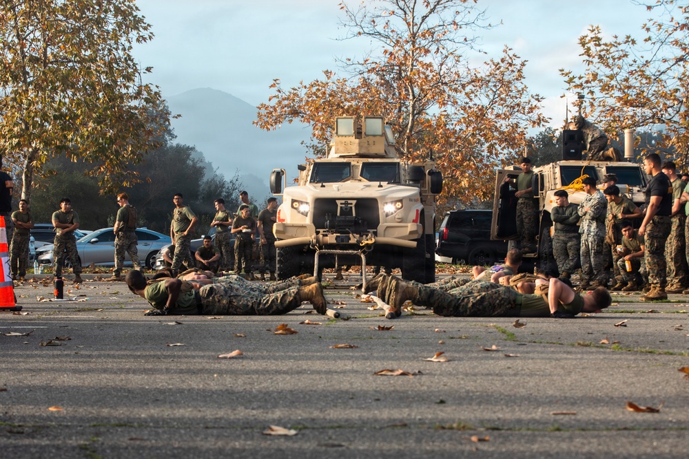 U.S. Marines with 11th Marines celebrate Saint Barbara’s Day