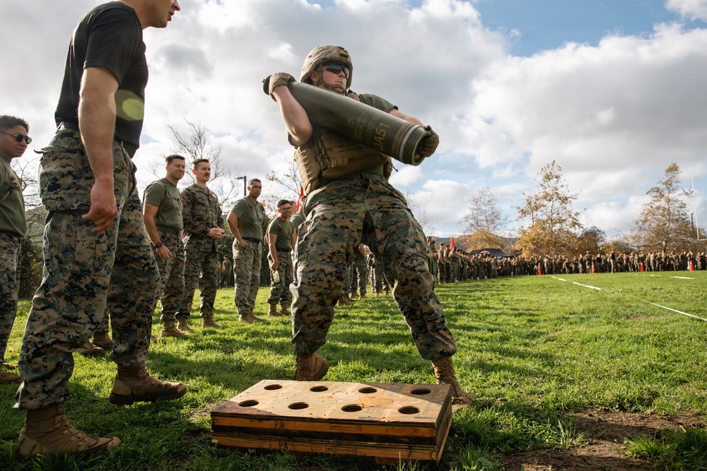 U.S. Marines with 11th Marines celebrate Saint Barbara’s Day