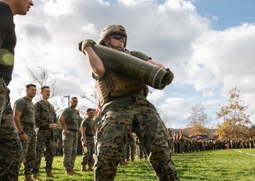 U.S. Marines with 11th Marines celebrate Saint Barbara’s Day