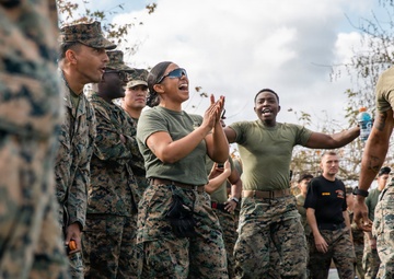 U.S. Marines with 11th Marines celebrate Saint Barbara’s Day