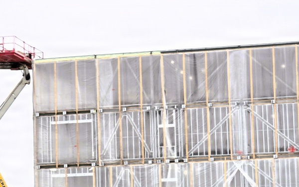 January 2026 construction operations for fiscal year 2024-funded $55.75 million Collective Training Officers Quarters Project at Fort McCoy