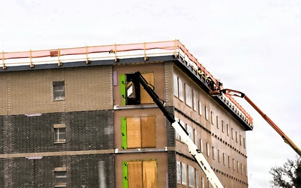 January 2026 construction operations for fiscal year 2024-funded $55.75 million Collective Training Officers Quarters Project at Fort McCoy