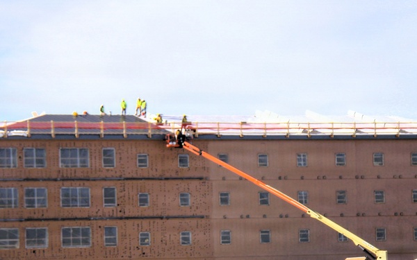 January 2026 construction operations for fiscal year 2024-funded $55.75 million Collective Training Officers Quarters Project at Fort McCoy