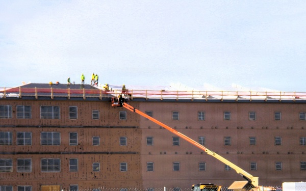 January 2026 construction operations for fiscal year 2024-funded $55.75 million Collective Training Officers Quarters Project at Fort McCoy