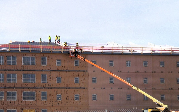 January 2026 construction operations for fiscal year 2024-funded $55.75 million Collective Training Officers Quarters Project at Fort McCoy