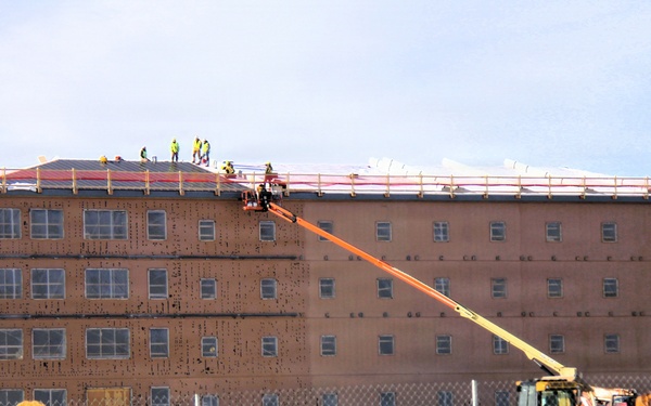 January 2026 construction operations for fiscal year 2024-funded $55.75 million Collective Training Officers Quarters Project at Fort McCoy