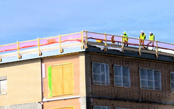 January 2026 construction operations for fiscal year 2024-funded $55.75 million Collective Training Officers Quarters Project at Fort McCoy