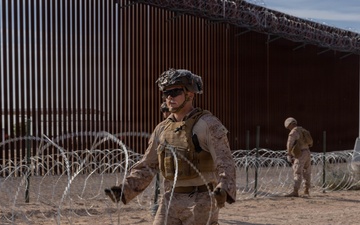 JTS-SB Marines conduct barrier reinforcement