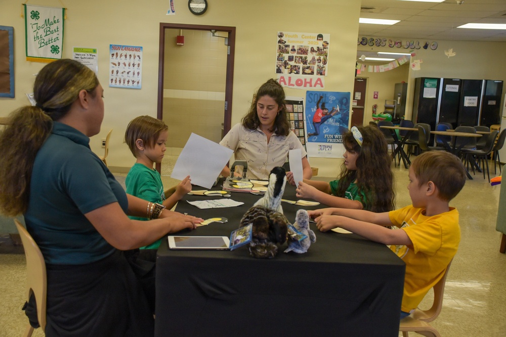 Children Leanr about the Endangered Nene Goose at PMRF