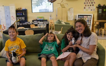 Children Learn about the Endangered Nene Goose at PMRF