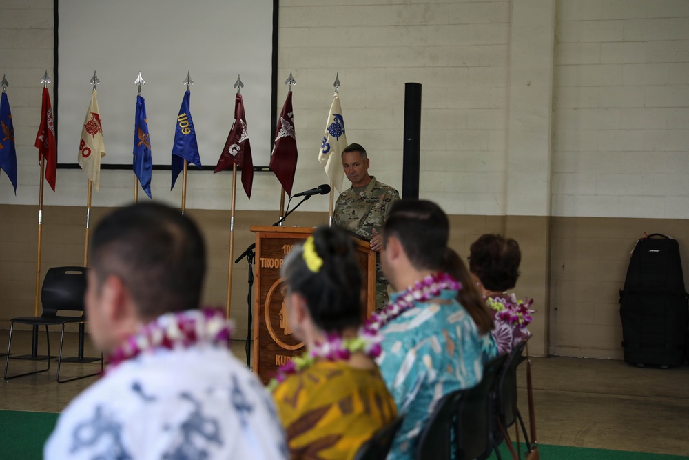 103rd Troop Command change of responsibility