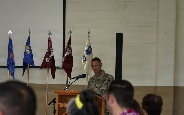 103rd Troop Command change of responsibility