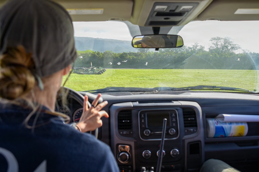 PMRF Wildlife Biologist Trains Sailors for WIldlife Detection and Dispersal Team