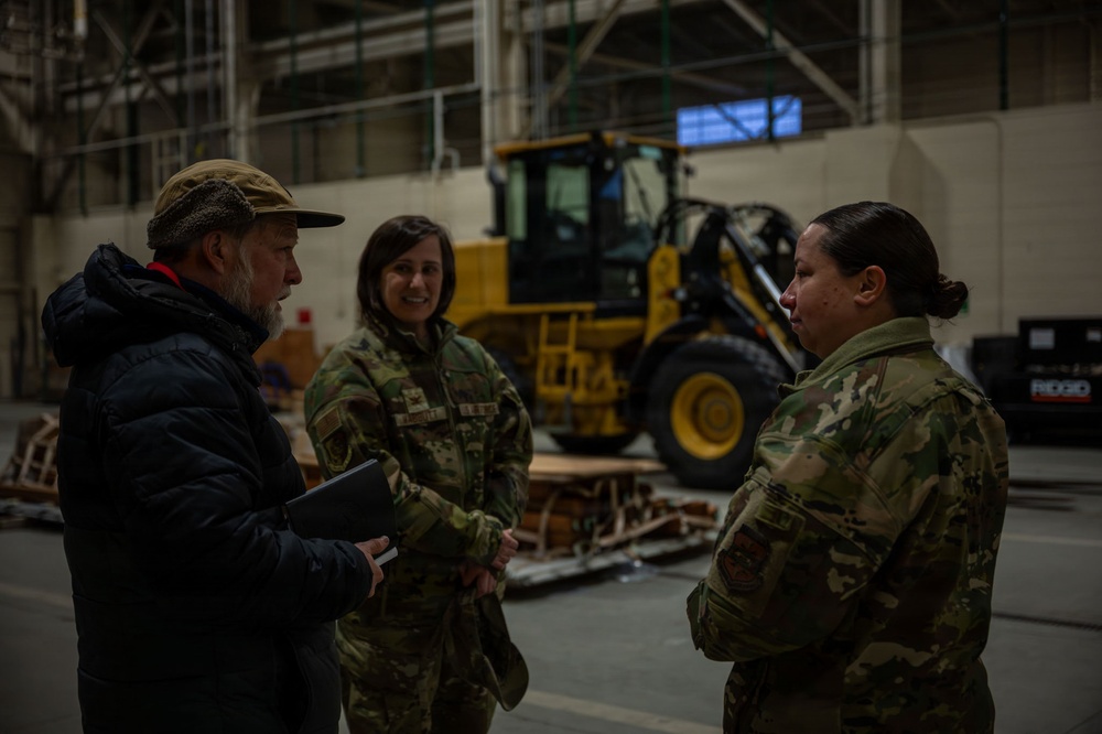 Alaska State House District 22 Representative Ted Eischeid visits JBER