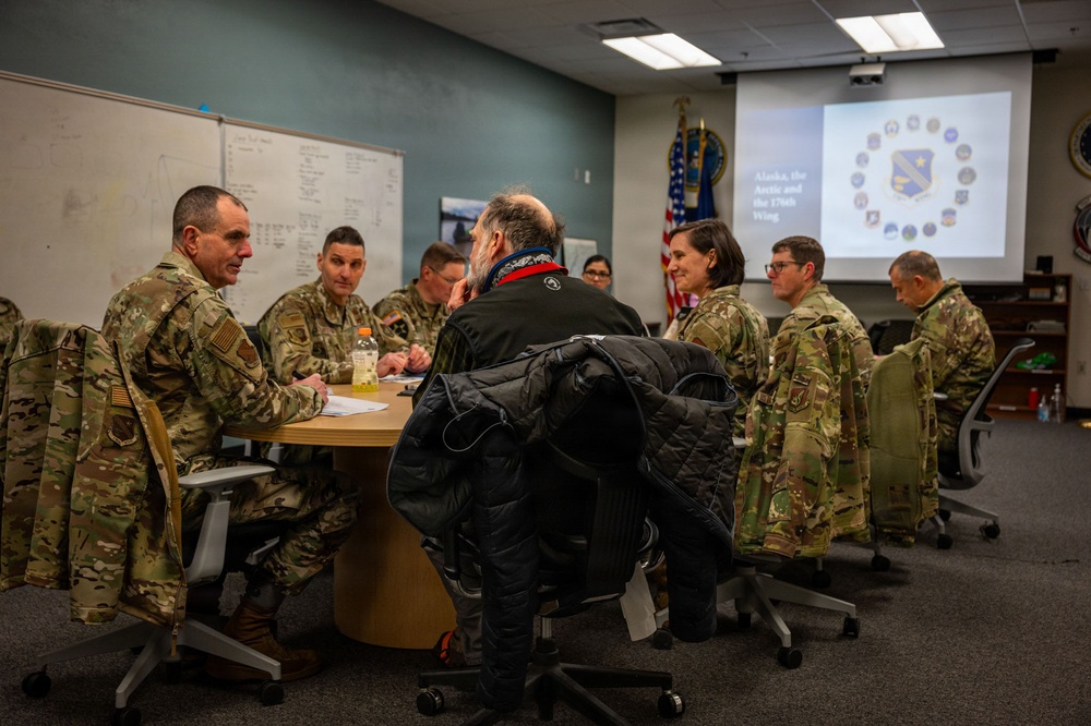 Alaska State House District 22 Representative Ted Eischeid visits JBER