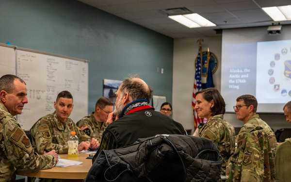 Alaska State House District 22 Representative Ted Eischeid visits JBER