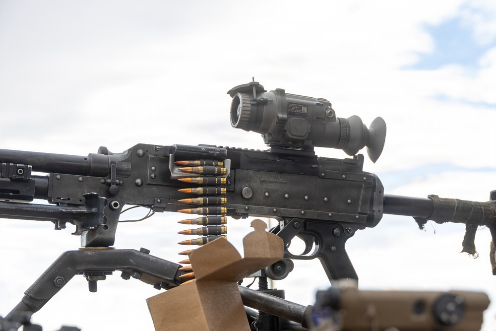 22nd MEU(SOC) | India Co. Conducts Live-Fire M240B MMG Range