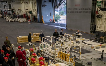 USS Tripoli Conducts Damage Control Drill