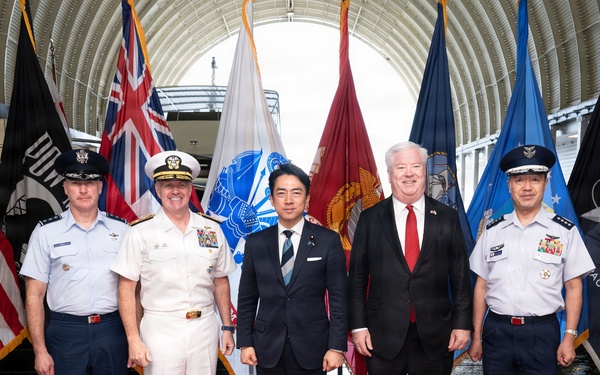 Japan Minister of Defense visits USS Arizona Memorial
